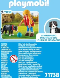 PLAYMOBIL 71738 Frau mit Sennenhund | Teddy Toys Kinderwelt