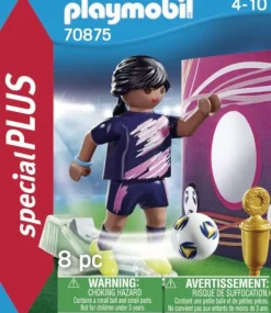 PLAYMOBIL 70875 Fußballerin mit Torwand | Teddy Toys Kinderwelt