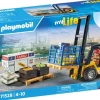 PLAYMOBIL 71528 Gabelstapler mit Fracht | Teddy Toys Kinderwelt