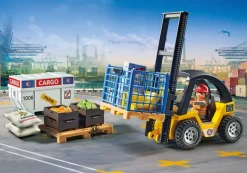 PLAYMOBIL 71528 Gabelstapler mit Fracht | Teddy Toys Kinderwelt