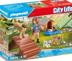 PLAYMOBIL 70676 Geschenkset 'Hundetrainerin' | Teddy Toys Kinderwelt
