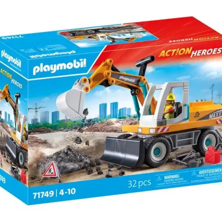 PLAYMOBIL 71749 Großer Bagger | Teddy Toys Kinderwelt