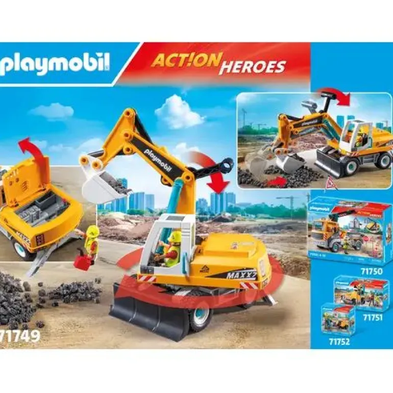 PLAYMOBIL 71749 Großer Bagger | Teddy Toys Kinderwelt