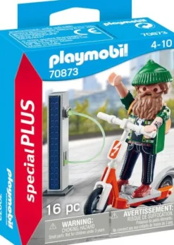 PLAYMOBIL 70873 Hipster mit E-Roller | Teddy Toys Kinderwelt