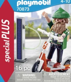 PLAYMOBIL 70873 Hipster mit E-Roller | Teddy Toys Kinderwelt