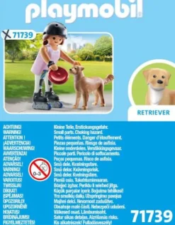 PLAYMOBIL 71739 Inlinerin mit Retriever | Teddy Toys Kinderwelt