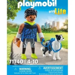 PLAYMOBIL 71740 Jogger mit Border Collie | Teddy Toys Kinderwelt