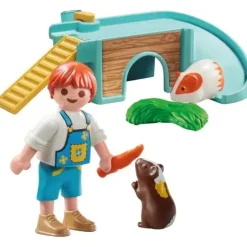 PLAYMOBIL 71746 Junge mit Meerschweinchen | Teddy Toys Kinderwelt