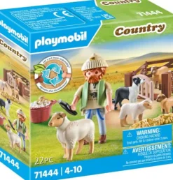 PLAYMOBIL 71444 Junger Schäfer mit Schafen | Teddy Toys Kinderwelt