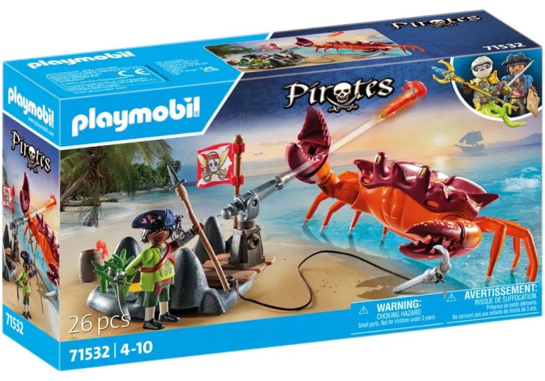 PLAYMOBIL 71532 Kampf gegen die Riesenkrabbe | Teddy Toys Kinderwelt