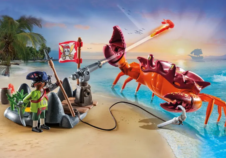 PLAYMOBIL 71532 Kampf gegen die Riesenkrabbe | Teddy Toys Kinderwelt