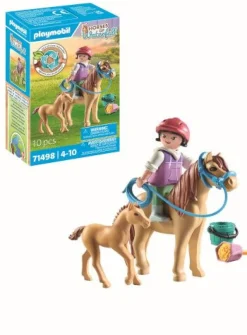 PLAYMOBIL 71498 Kind mit Pony und Fohlen | Teddy Toys Kinderwelt