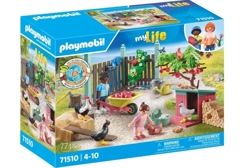 PLAYMOBIL 71510 Kleine Hühnerfarm im Tiny House Garten | Teddy Toys Kinderwelt