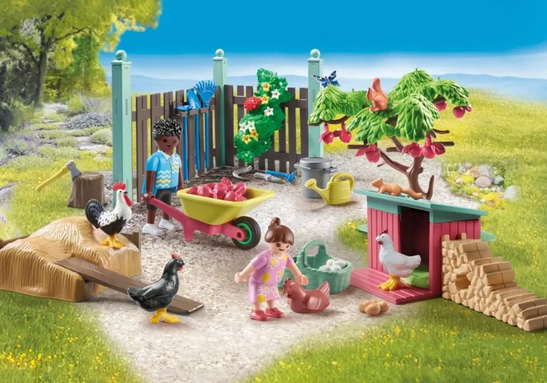 PLAYMOBIL 71510 Kleine Hühnerfarm im Tiny House Garten | Teddy Toys Kinderwelt