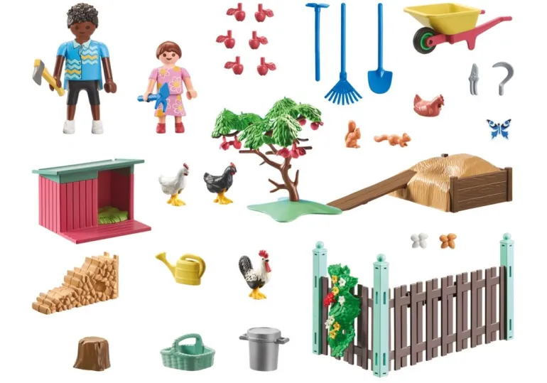 PLAYMOBIL 71510 Kleine Hühnerfarm im Tiny House Garten | Teddy Toys Kinderwelt