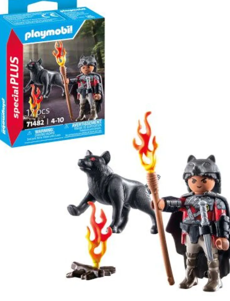 PLAYMOBIL 71482 Krieger mit Wolf | Teddy Toys Kinderwelt