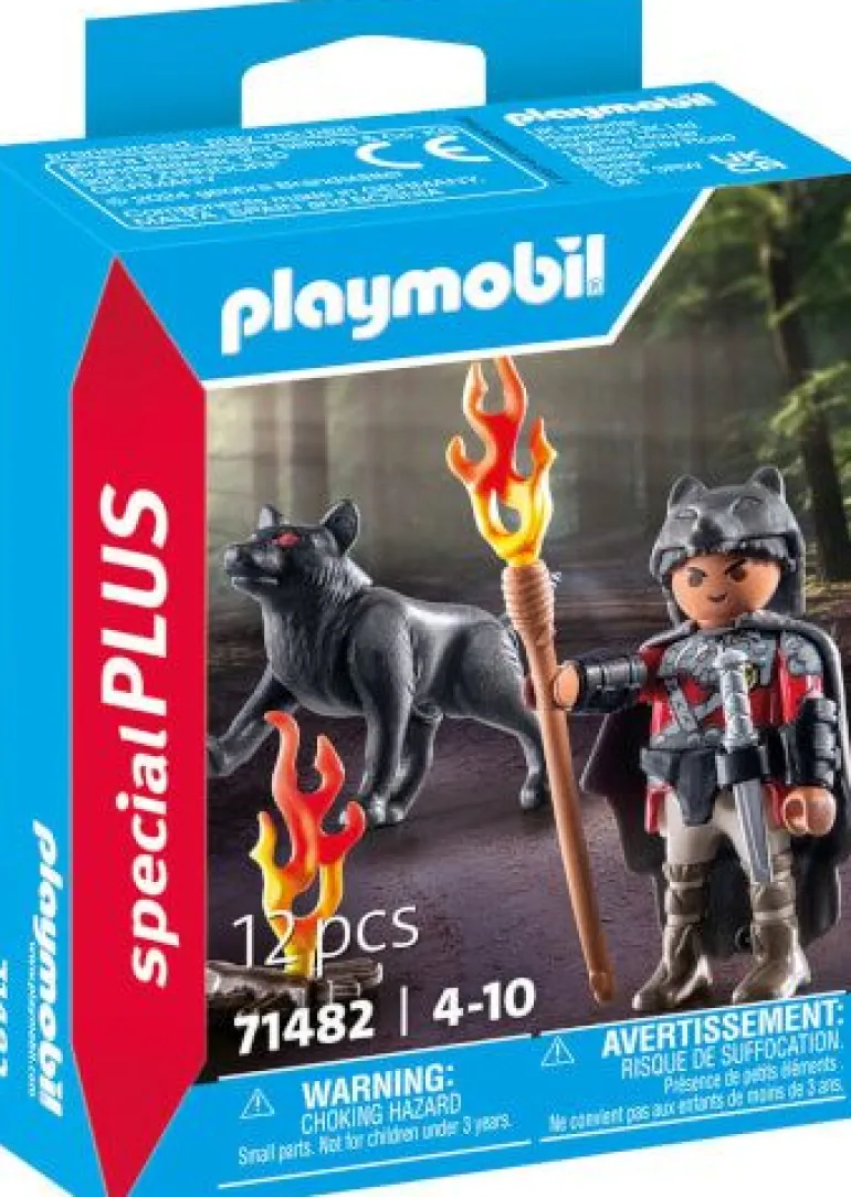 PLAYMOBIL 71482 Krieger mit Wolf | Teddy Toys Kinderwelt