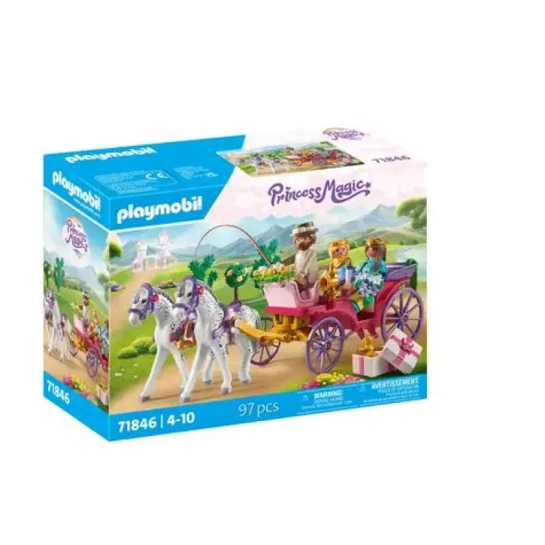 PLAYMOBIL 71846 Kutschfahrt mit Prinzessin und Prinz | Teddy Toys Kinderwelt