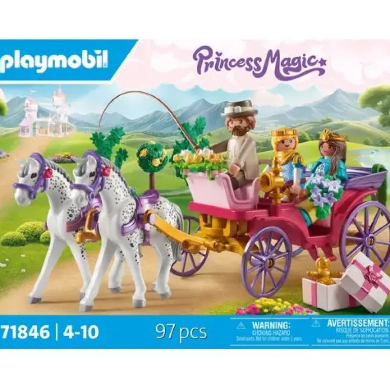 PLAYMOBIL 71846 Kutschfahrt mit Prinzessin und Prinz | Teddy Toys Kinderwelt