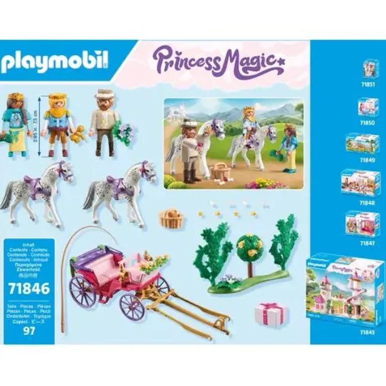 PLAYMOBIL 71846 Kutschfahrt mit Prinzessin und Prinz | Teddy Toys Kinderwelt