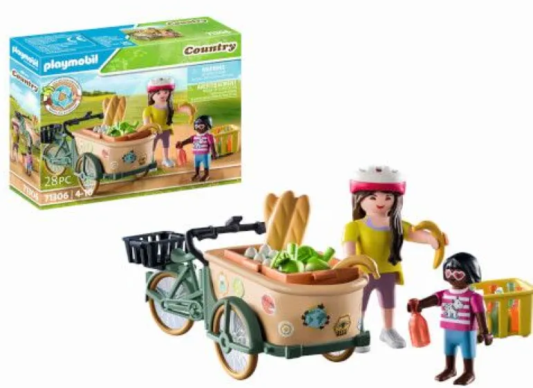 PLAYMOBIL 71306 Lastenfahrrad | Teddy Toys Kinderwelt