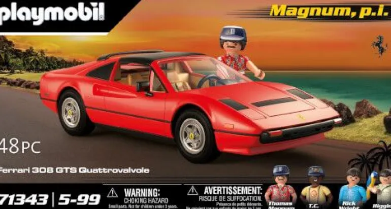 PLAYMOBIL 71343 Magnum, p.i. Ferrari 308 GTS Quattrovalvole | Teddy Toys Kinderwelt