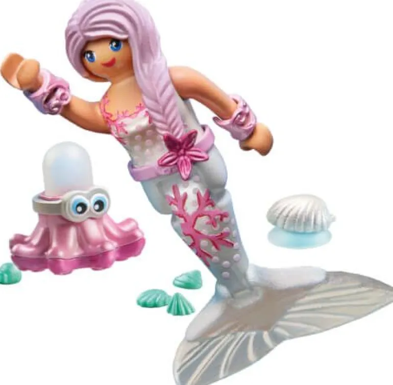 PLAYMOBIL 71477 Meerjungfrau mit Spritzkrake | Teddy Toys Kinderwelt