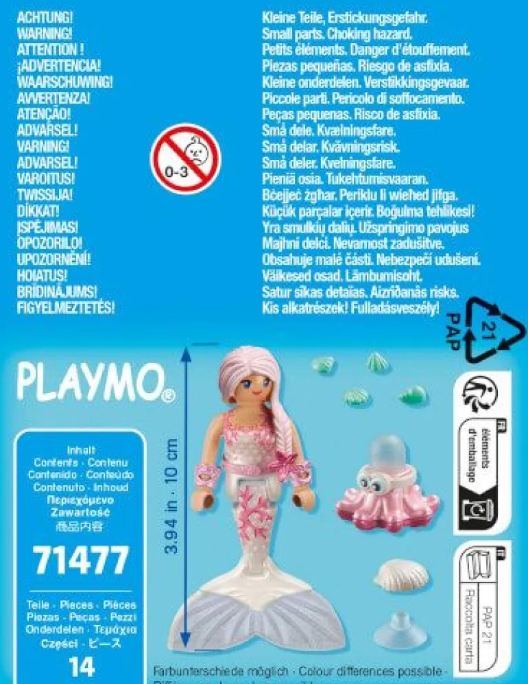 PLAYMOBIL 71477 Meerjungfrau mit Spritzkrake | Teddy Toys Kinderwelt