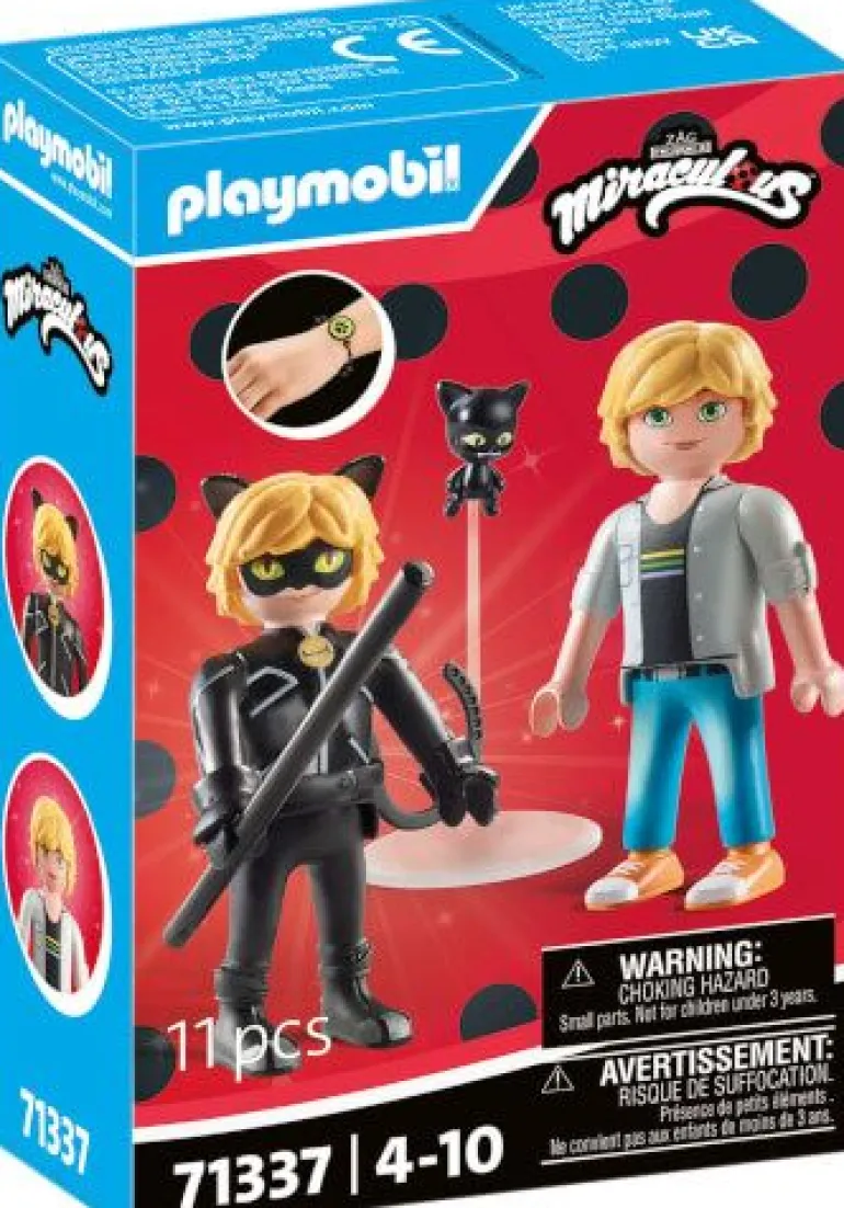 PLAYMOBIL 71337 Miraculous: Adrien & Cat Noir | Teddy Toys Kinderwelt