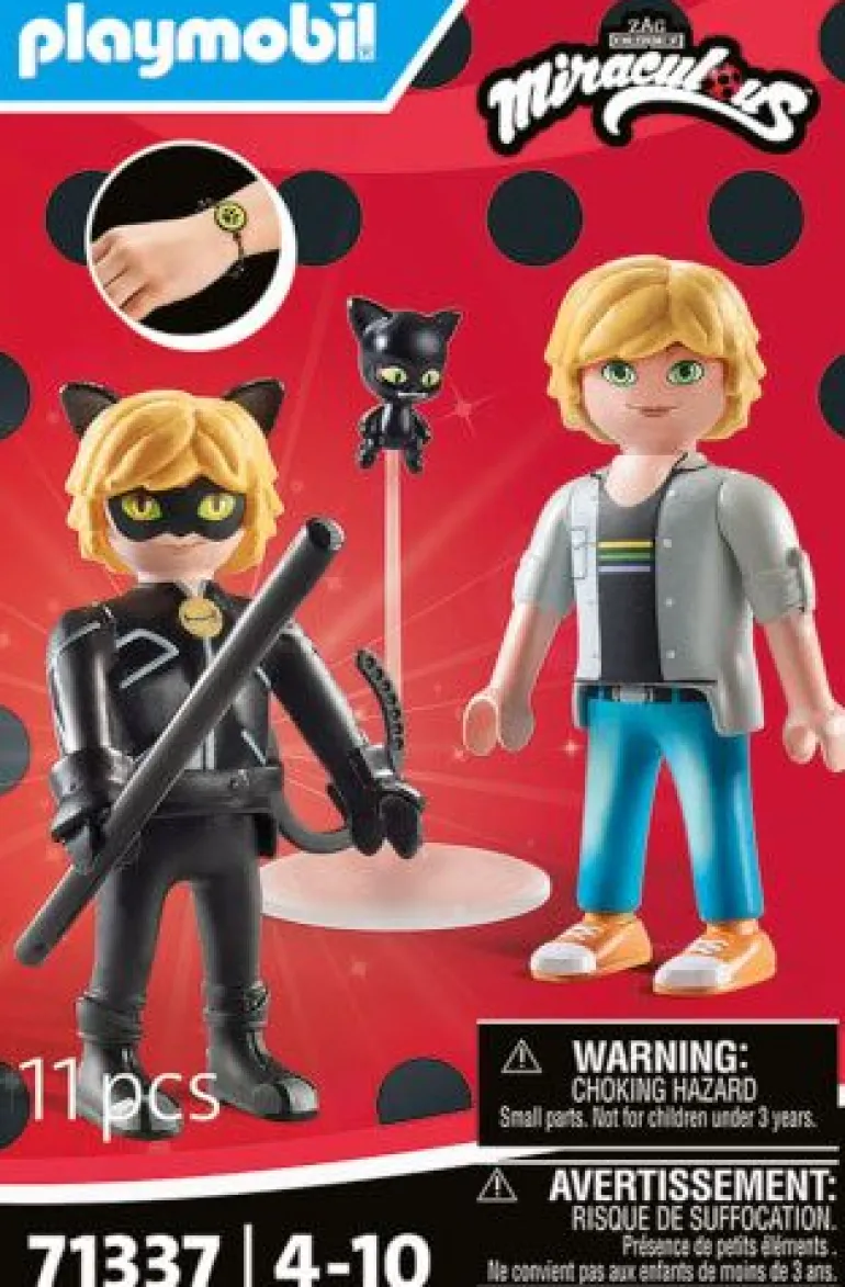 PLAYMOBIL 71337 Miraculous: Adrien & Cat Noir | Teddy Toys Kinderwelt
