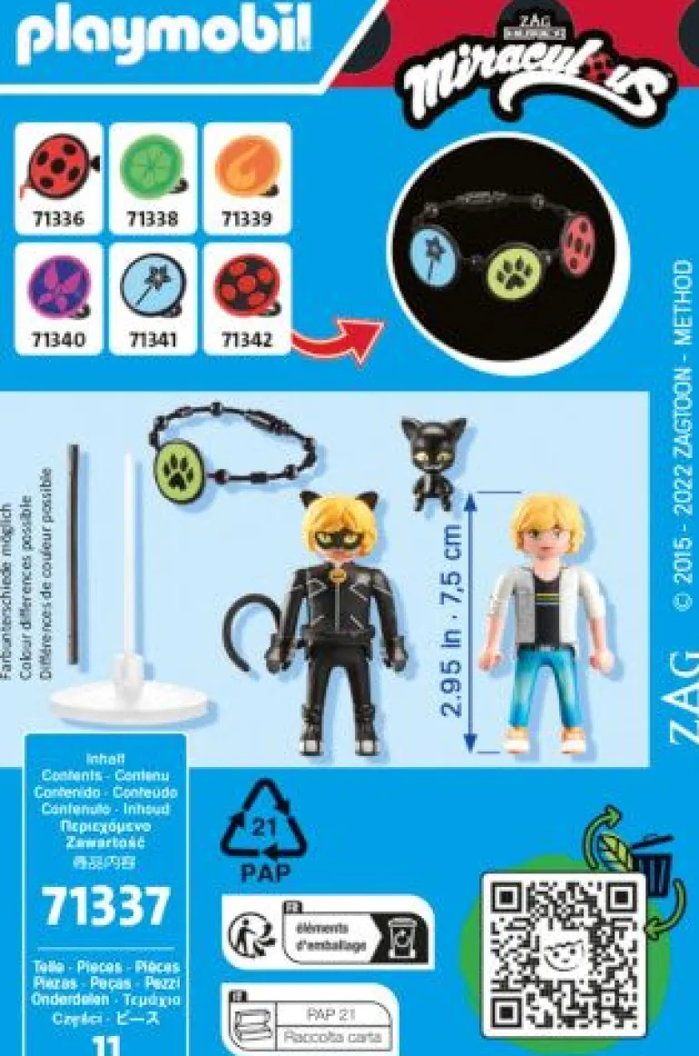 PLAYMOBIL 71337 Miraculous: Adrien & Cat Noir | Teddy Toys Kinderwelt