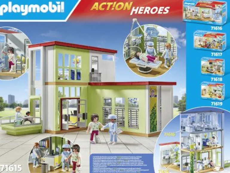 PLAYMOBIL 71615 Modernes Krankenhaus | Teddy Toys Kinderwelt