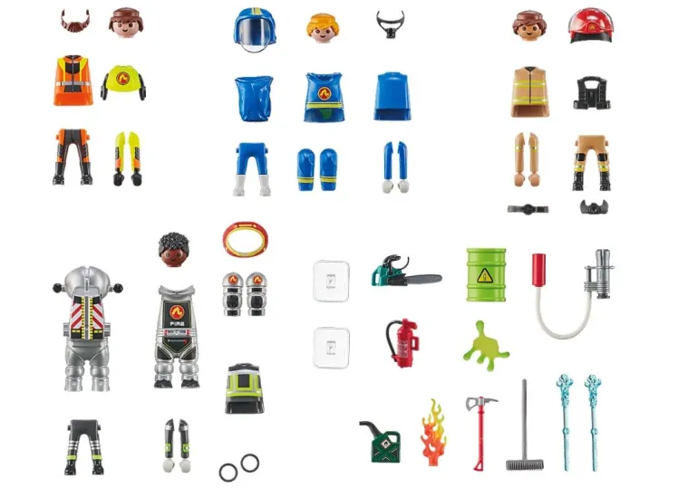 PLAYMOBIL 71468 My Figures: Feuerwehr | Teddy Toys Kinderwelt