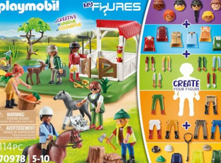 PLAYMOBIL 70978 My Figures: Horse Ranch | Teddy Toys Kinderwelt