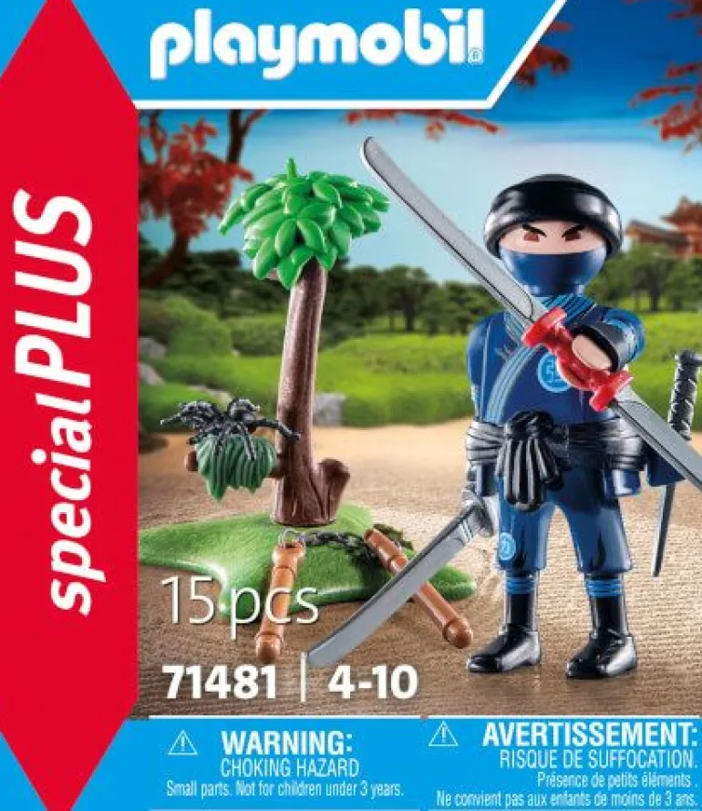 PLAYMOBIL 71481 Ninja mit Ausrüstung | Teddy Toys Kinderwelt