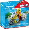 PLAYMOBIL 71205 Notarzt-Motorrad mit Blinklicht | Teddy Toys Kinderwelt