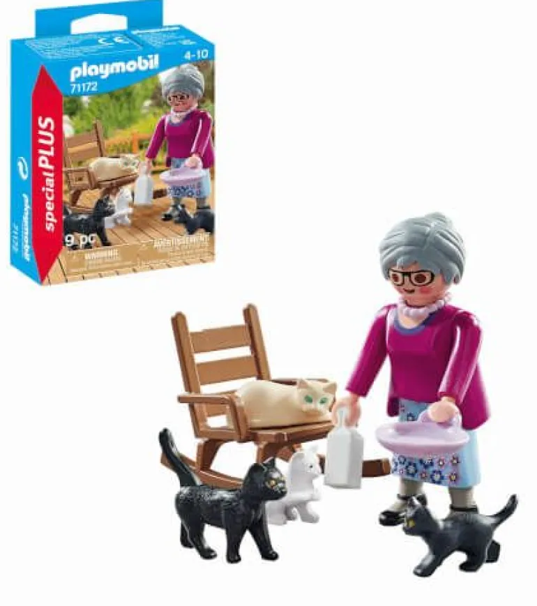 PLAYMOBIL 71172 Oma mit Katzen | Teddy Toys Kinderwelt