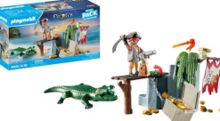 PLAYMOBIL 71473 Pirat mit Alligator | Teddy Toys Kinderwelt