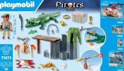 PLAYMOBIL 71473 Pirat mit Alligator | Teddy Toys Kinderwelt