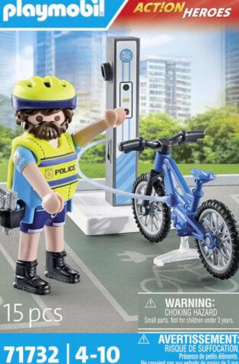 PLAYMOBIL 71732 Polizei Fahrradstreife | Teddy Toys Kinderwelt