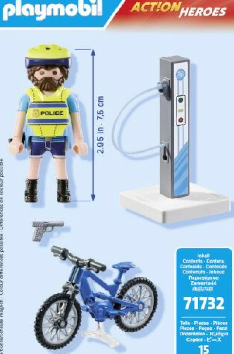 PLAYMOBIL 71732 Polizei Fahrradstreife | Teddy Toys Kinderwelt