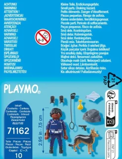 PLAYMOBIL 71162 Polizist mit Spürhund | Teddy Toys Kinderwelt