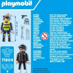 PLAYMOBIL 71804 Polizist und Einbrecher | Teddy Toys Kinderwelt
