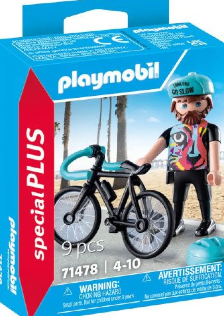 PLAYMOBIL 71478 Rennradfahrer Paul | Teddy Toys Kinderwelt