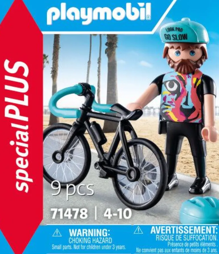 PLAYMOBIL 71478 Rennradfahrer Paul | Teddy Toys Kinderwelt