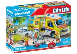 PLAYMOBIL 71202 Rettungswagen mit Licht und Sound | Teddy Toys Kinderwelt