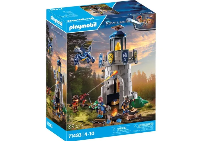 PLAYMOBIL 71483 Ritterturm mit Schmied und Drache | Teddy Toys Kinderwelt