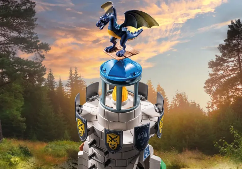 PLAYMOBIL 71483 Ritterturm mit Schmied und Drache | Teddy Toys Kinderwelt