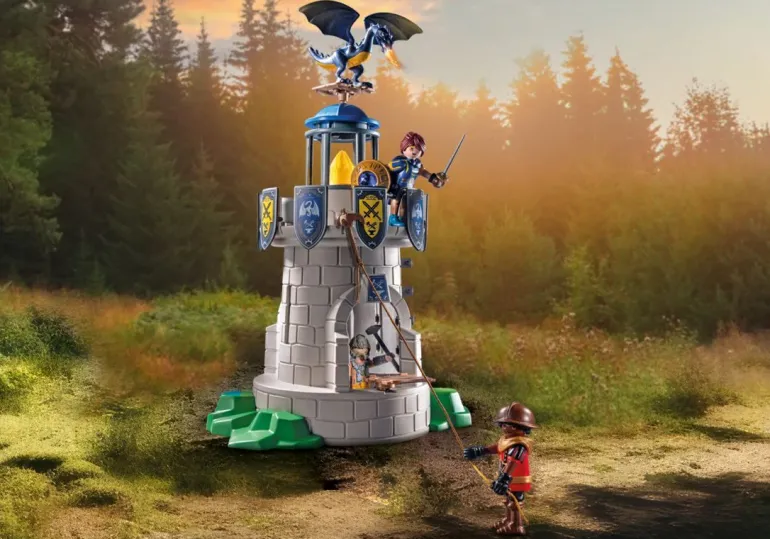 PLAYMOBIL 71483 Ritterturm mit Schmied und Drache | Teddy Toys Kinderwelt