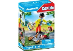 PLAYMOBIL 71245 Sanitäter mit Patient | Teddy Toys Kinderwelt